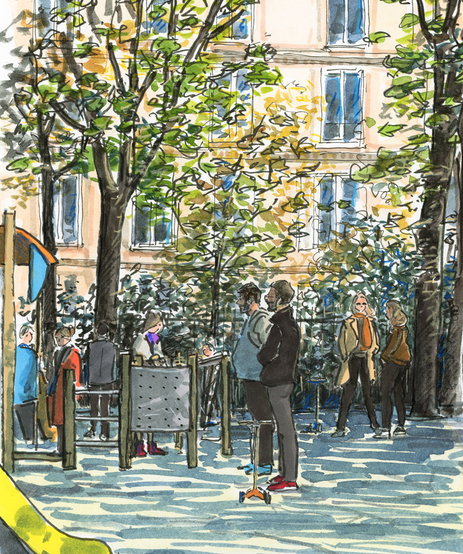 Jardin d’enfant du square des Batignolles