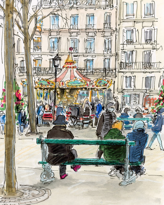 Manège Place Lino Ventura