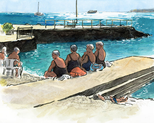 Femmes au bord de l'eau, Santa Margherita