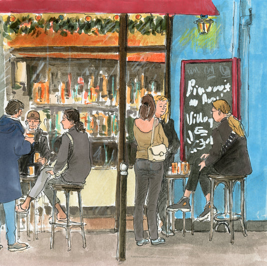 Bars et bistrots des Batignolles / Angle Truffaut Condamine