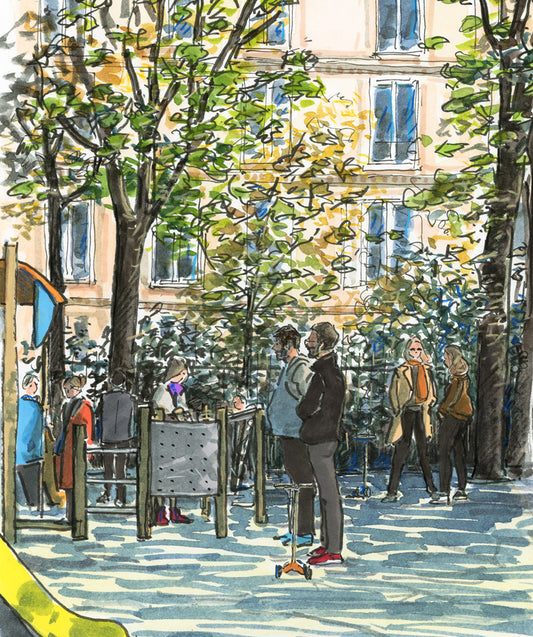 Jardin d’enfant du square des Batignolles