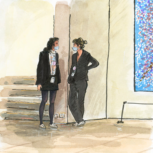 « Cherry Blossoms » de Damien Hirst à la Fondation Cartier / Gardiennes