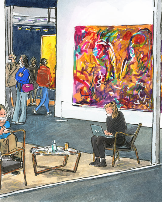 Galéristes (Fiac 2021 au Grand Palais Ephémère)