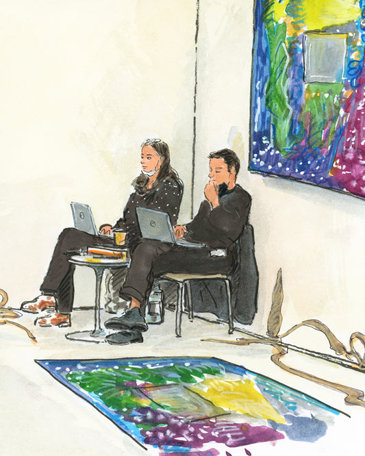 Galeristes (Fiac 2021 au Grand Palais Ephémère)