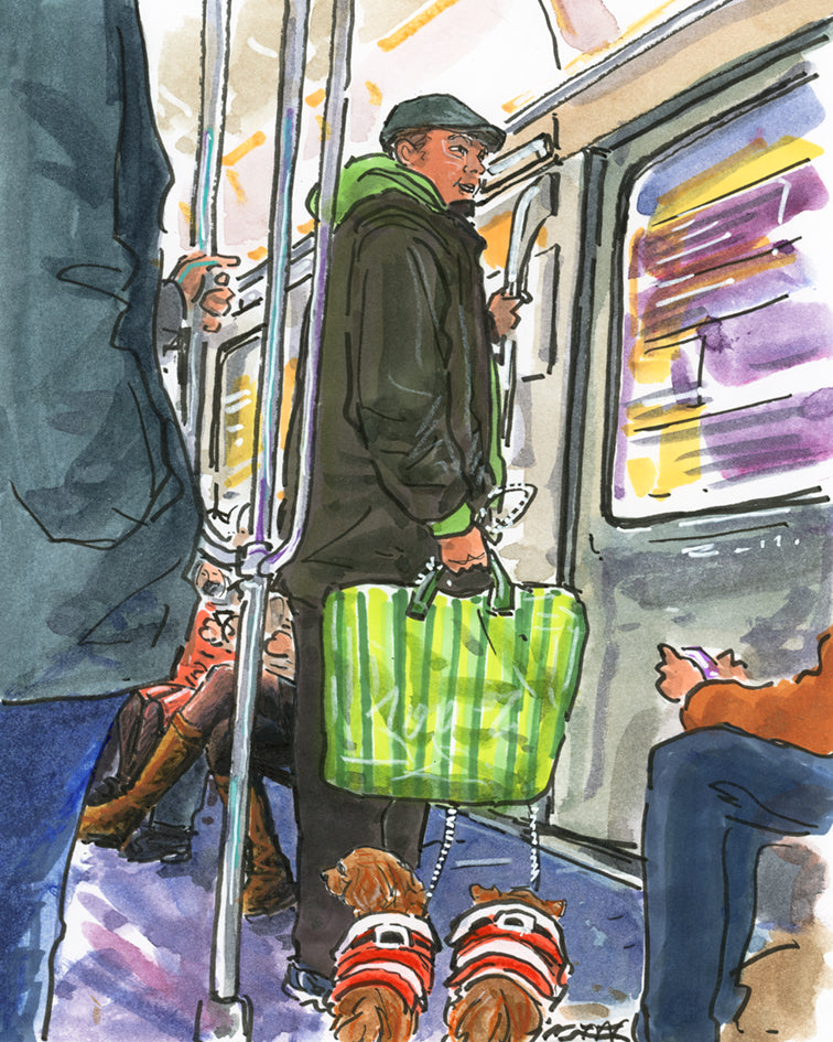 Ligne 3 (Passion métro et chien de Noël)