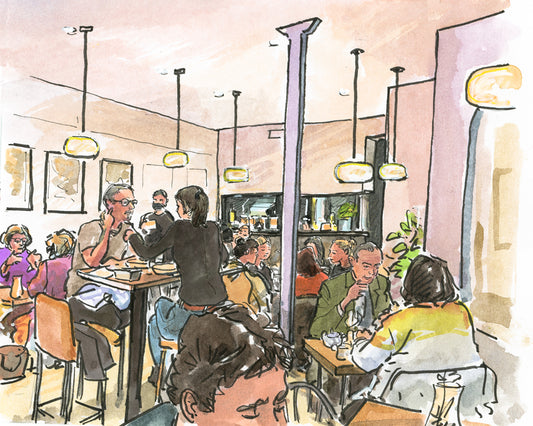 Déjeuner chez Mova rue des Dames