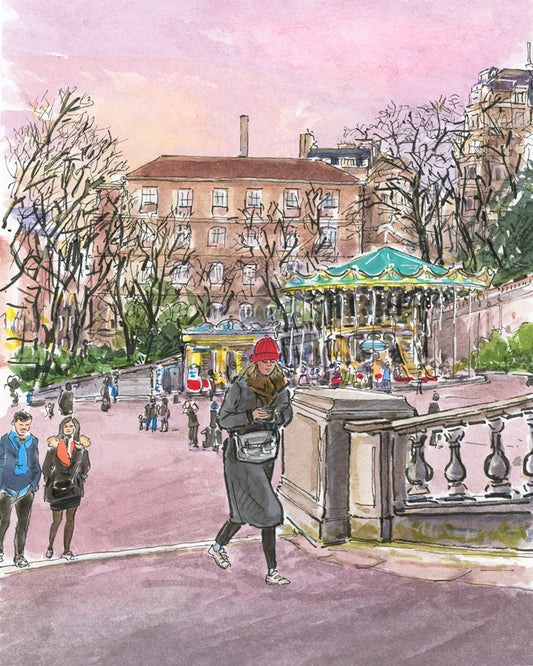 Manège Place Saint-Pierre en bas de Montmartre