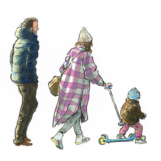 Couple Boulevard des Filles du Calvaire