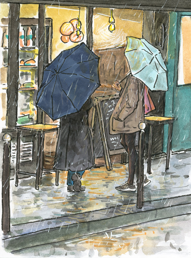 Sous la pluie / Under the rain