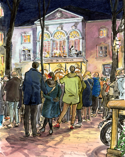 Vendredi soir au théâtre de l'Atelier place Charles Dullin